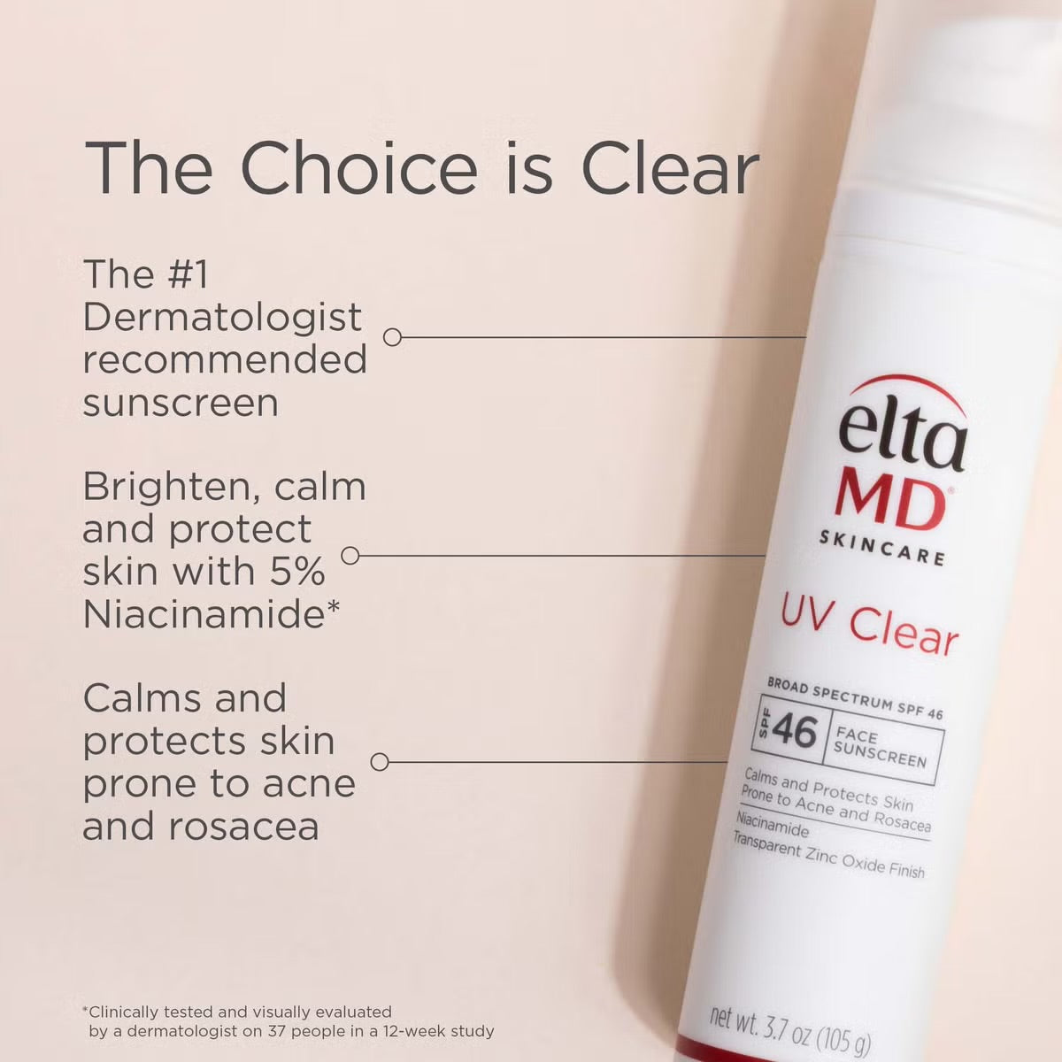 UV CLEAR UNTINTED SPF 46 3.7OZ