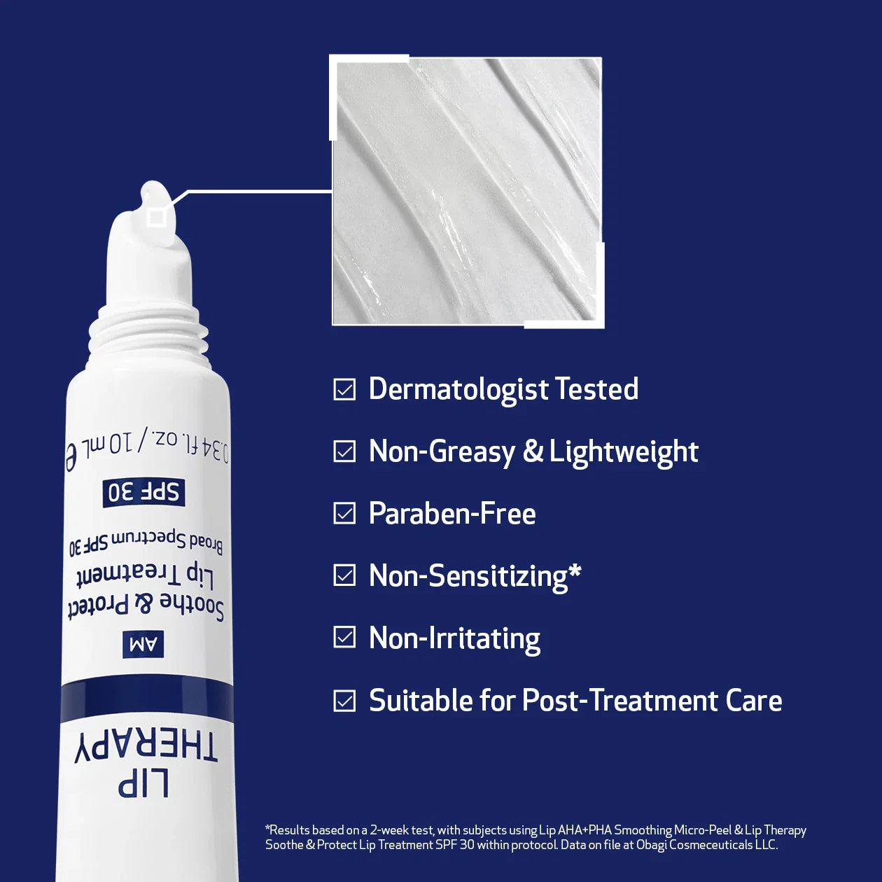 LIP THERAPY AM SOOTHE + PROTECT LIP TREATMENT BROAD SPECTRUM SPF 30